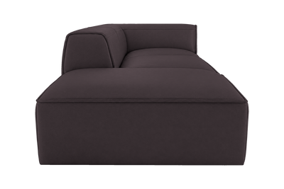Fred Right Chaise Sofa in Dante Charcoal