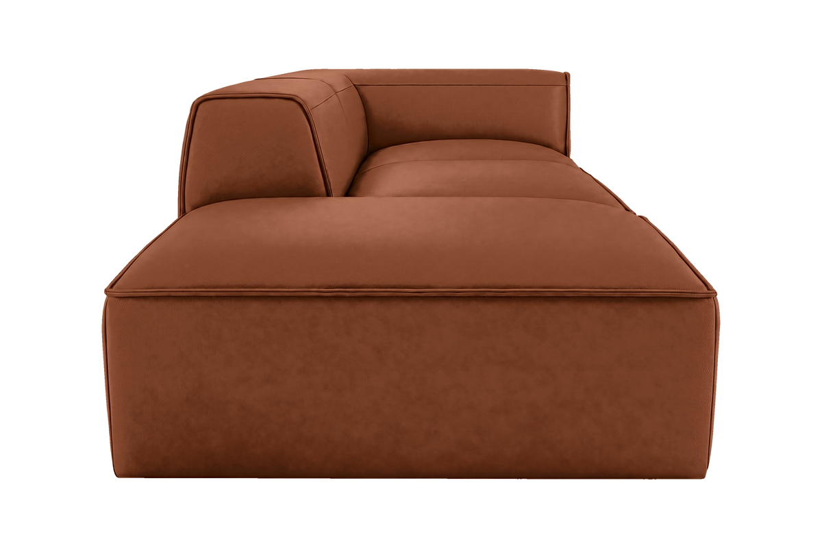 Fred Right Chaise Sofa in Dante Hazel