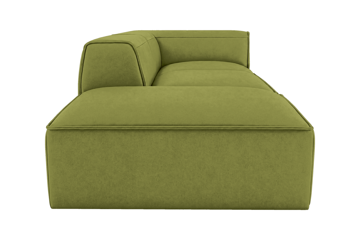 Fred Right Chaise Sofa in Fresco Key Lime