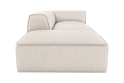 Fred Right Chaise Sofa in Fresco Milky