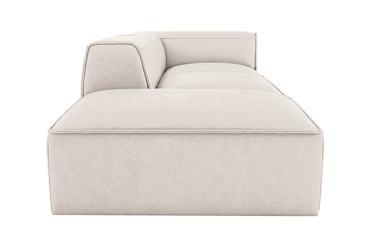 Fred Right Chaise Sofa in Fresco Milky