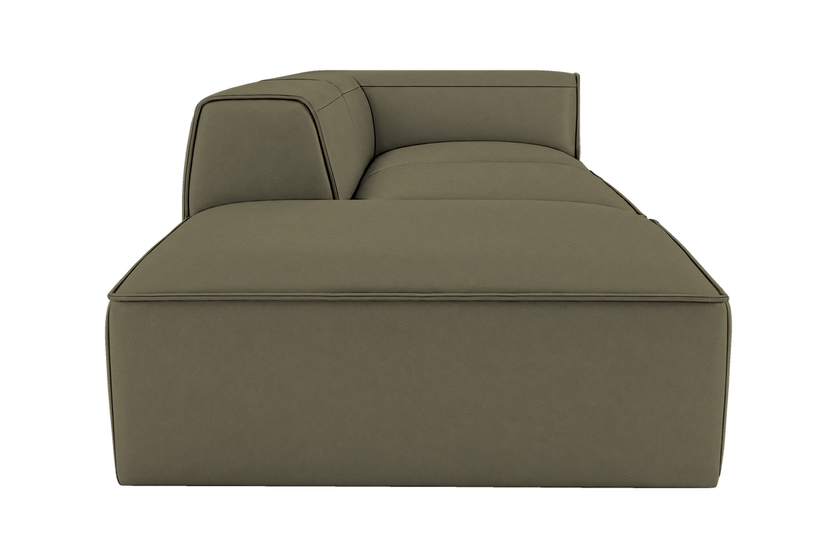 Fred Right Chaise Sofa in Felix Olive