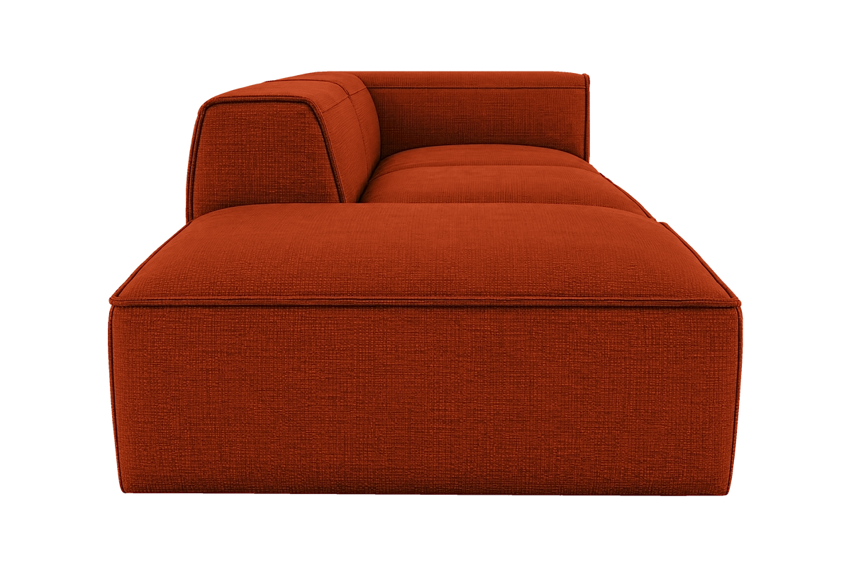 Fred Right Chaise Sofa in Roni Poppy