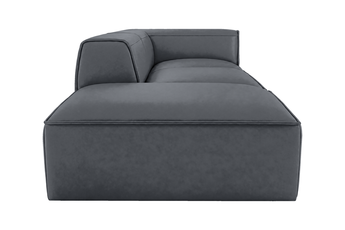 Fred Right Chaise Sofa in Dante Shark