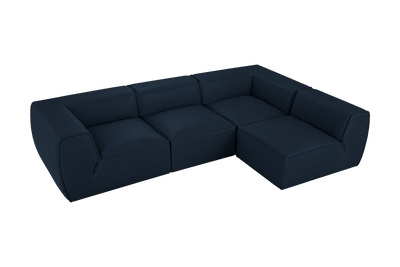 Fred Right Open Sectional in Dante Aqua