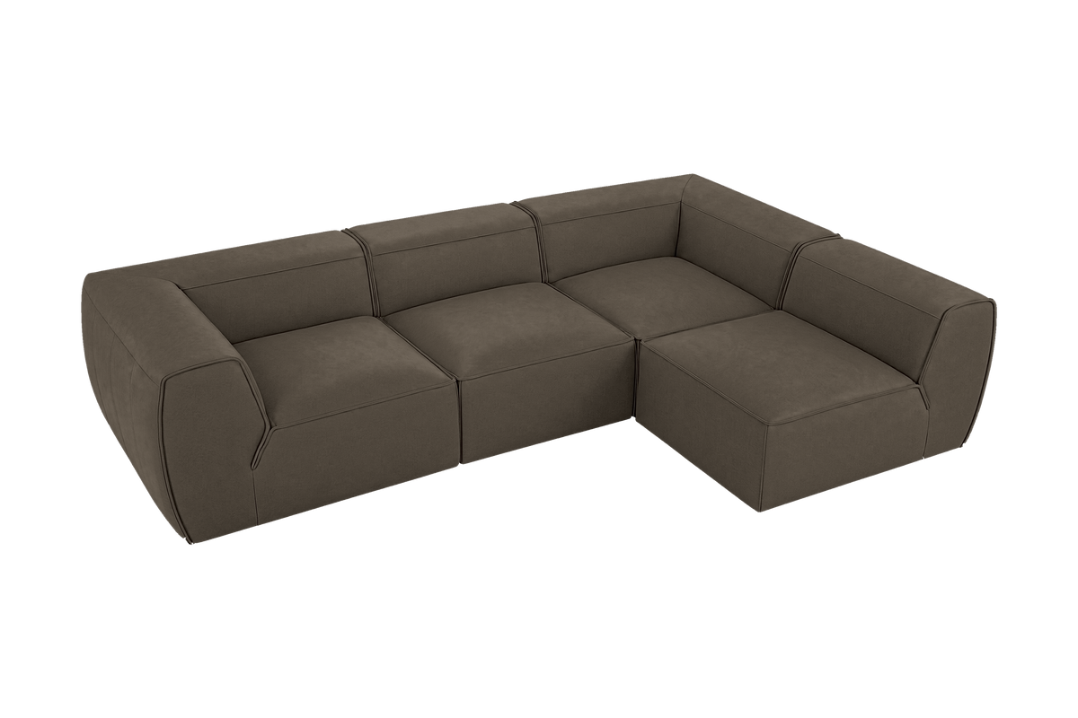 Fred Right Open Sectional in Fresco Cos