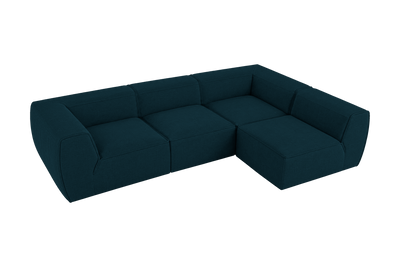 Fred Right Open Sectional in Roni Deep Lake