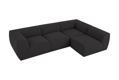Fred Right Open Sectional in Roni Ember