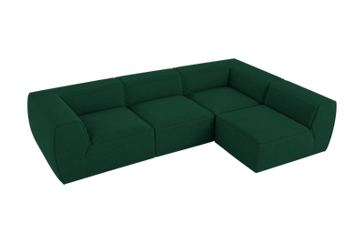 Fred Right Open Sectional in Roni Frog