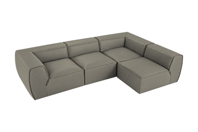 Fred Right Open Sectional in Felix Glace