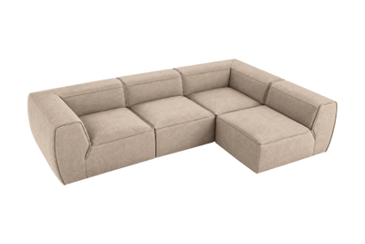 Fred Right Open Sectional in Roni Pine Nut