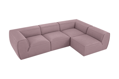 Fred Right Open Sectional in Fresco Saint-Tropez