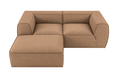 Fred Small Left Chaise in Roni Biscotti