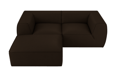 Fred Small Left Chaise in Marfa Charcoal