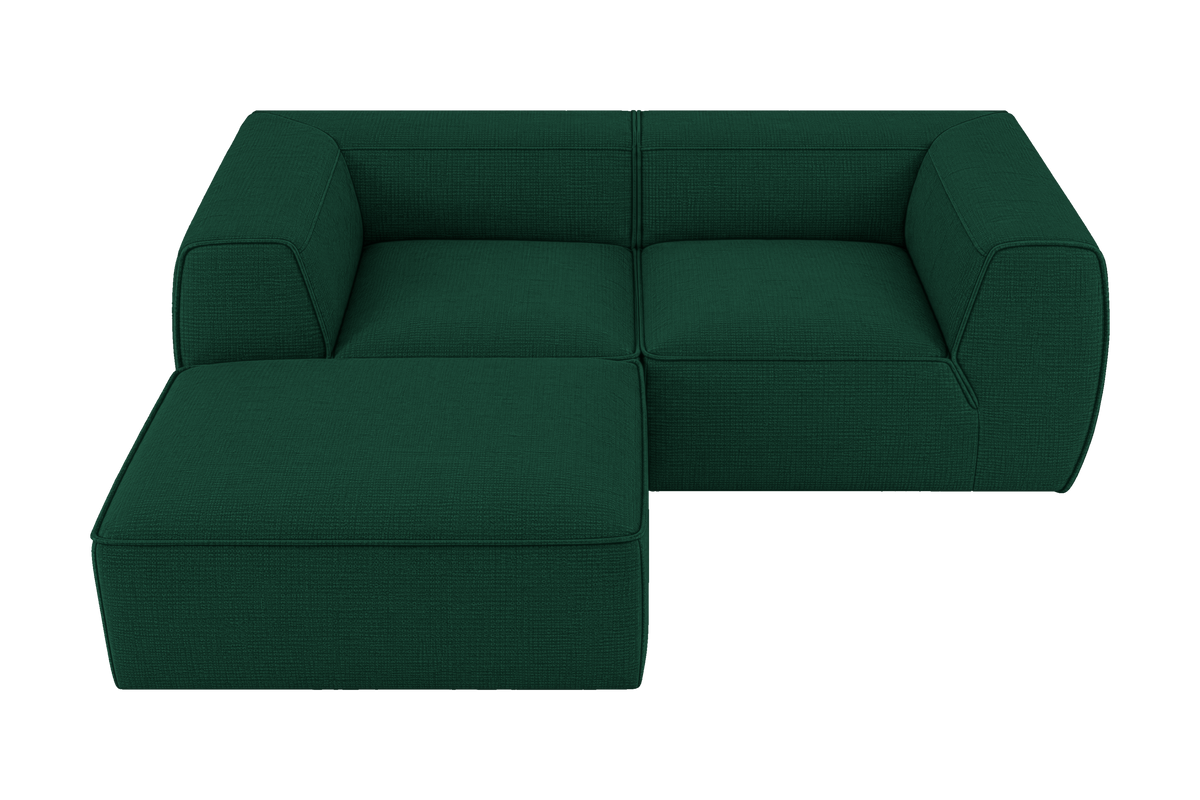 Fred Small Left Chaise in Roni Frog