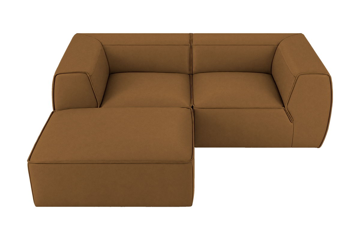 Fred Small Left Chaise in Felix Pisco