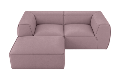 Fred Small Left Chaise in Fresco Saint-Tropez
