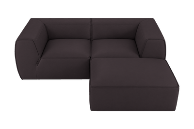 Fred Small Right Chaise in Dante Charcoal