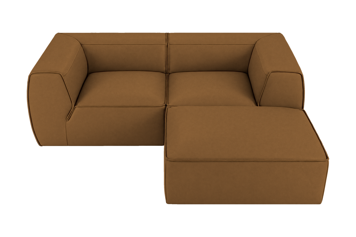 Fred Small Right Chaise in Felix Pisco