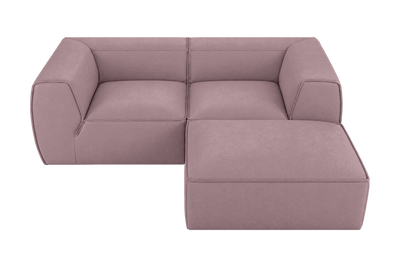 Fred Small Right Chaise in Fresco Saint-Tropez