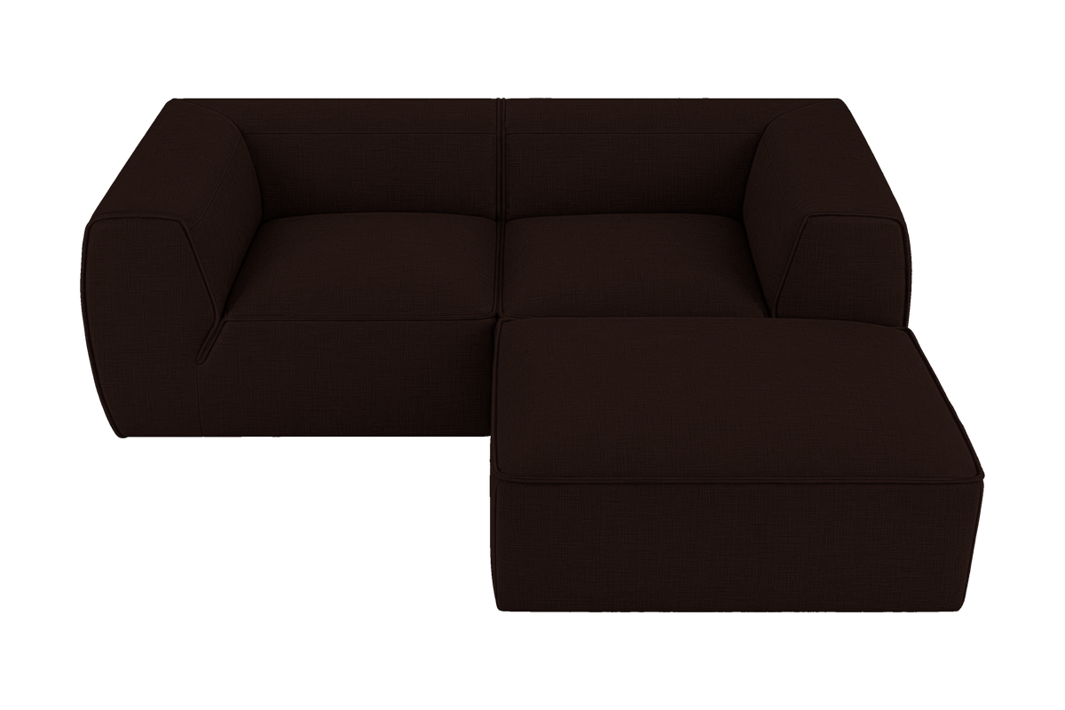 Fred Small Right Chaise in Mosquito Terra
