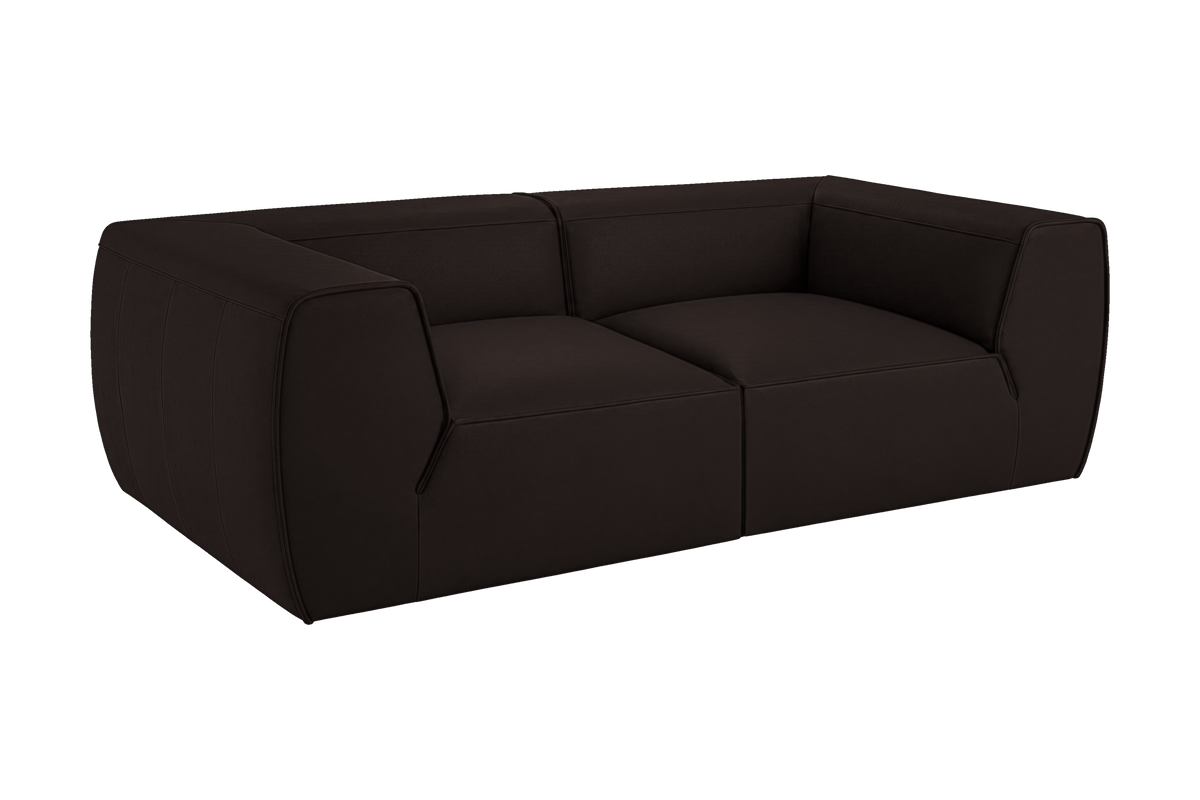 Fred Small Sofa in Dante Ebony