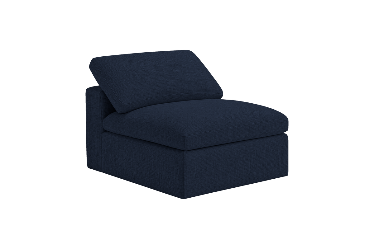 Goodman Armless in Roni Ember Blue