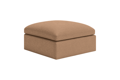 Goodman Footstool in Roni Biscotti