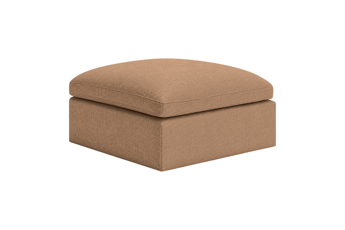 Goodman Mini Footstool in Roni Biscotti