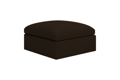 Goodman Mini Footstool in Marfa Charcoal