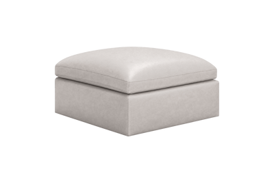 Goodman Footstool in Momo Milky