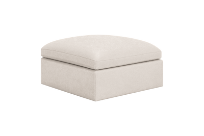 Goodman Footstool in Fresco Milky