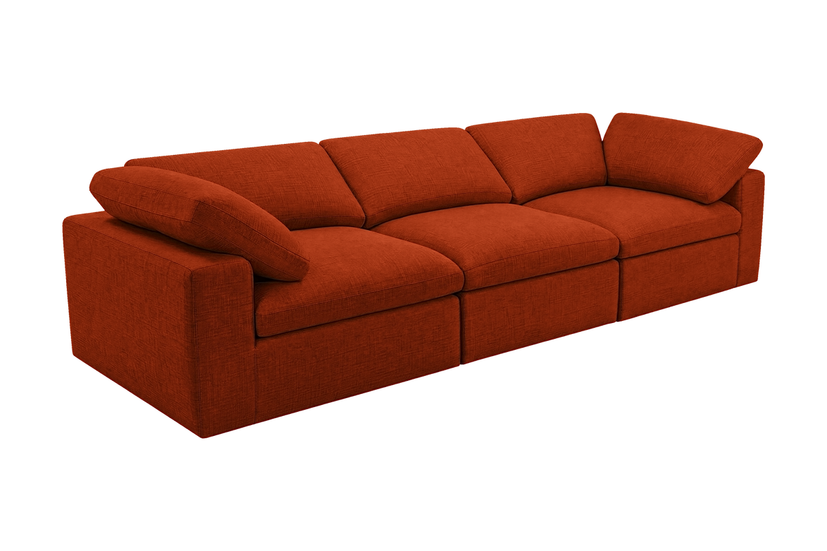 Goodman Large Sofa in Roni Poppy