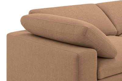 Goodman Mini Left Sectional in Roni Biscotti