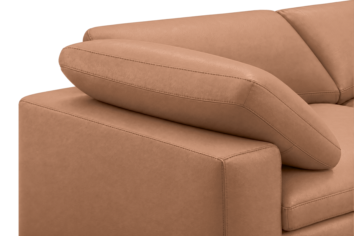 Goodman Mini Left Sectional in Momo Camel