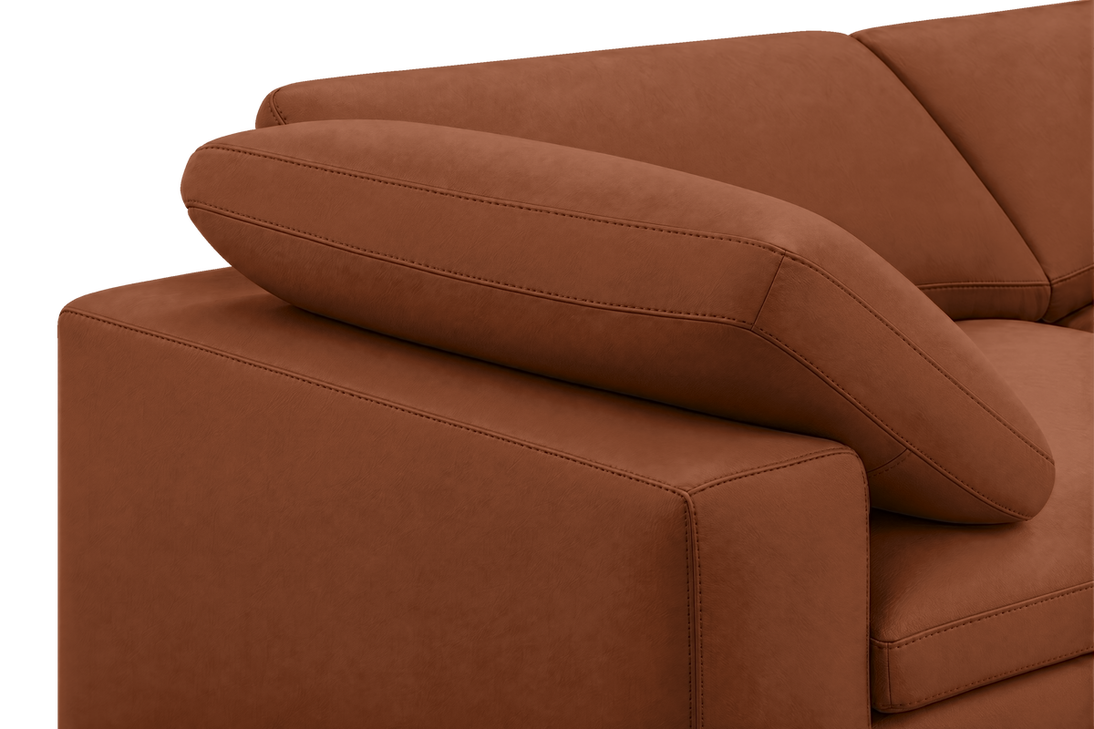 Goodman Mini Left Sectional in Dante Hazel
