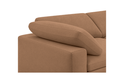 Goodman Left Sectional in Fresco Hazel
