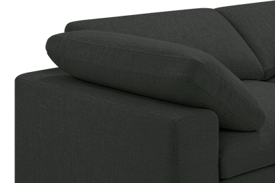 Goodman Mini Left Sectional in Mosquito Lola
