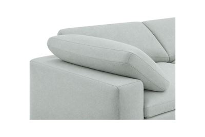Goodman Mini Left Sectional in Fresco Meteor