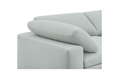 Goodman Mini Right Sectional in Fresco Meteor