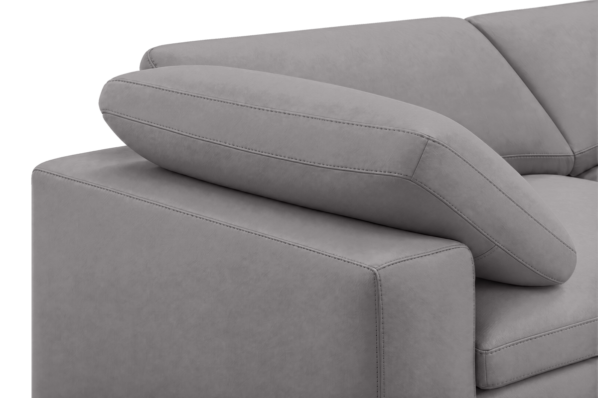 Goodman Mini Right Sectional in Dante Meteor