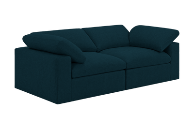 Goodman Mini Small Sofa in Roni Deep Lake