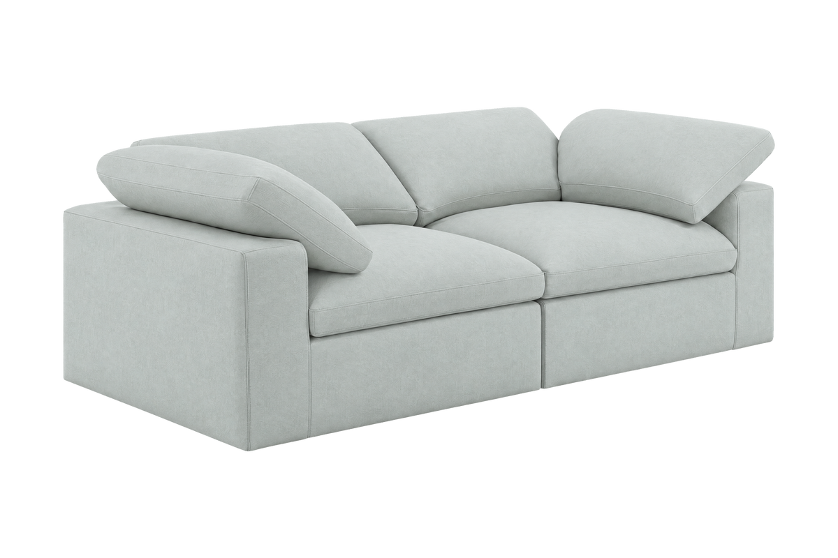 Goodman Mini Small Sofa in Fresco Meteor