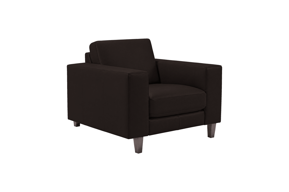 Jade Armchair in Dante Ebony