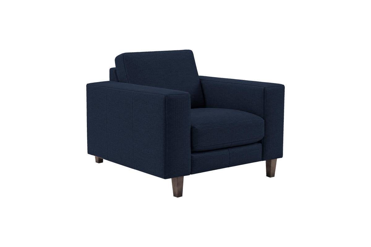 Jade Armchair in Roni Ember Blue