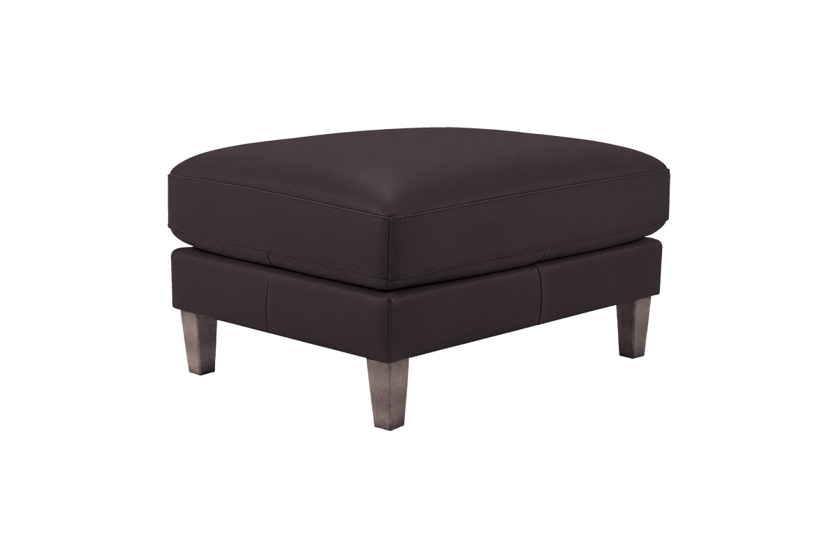 Jade Footstool in Dante Charcoal