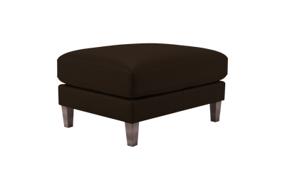 Jade Footstool in Marfa Charcoal