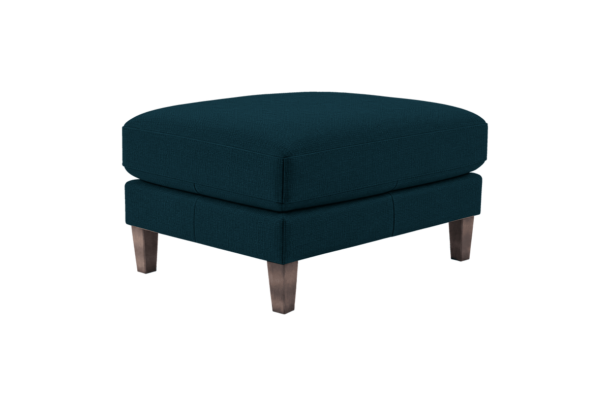 Jade Footstool in Roni Deep Lake