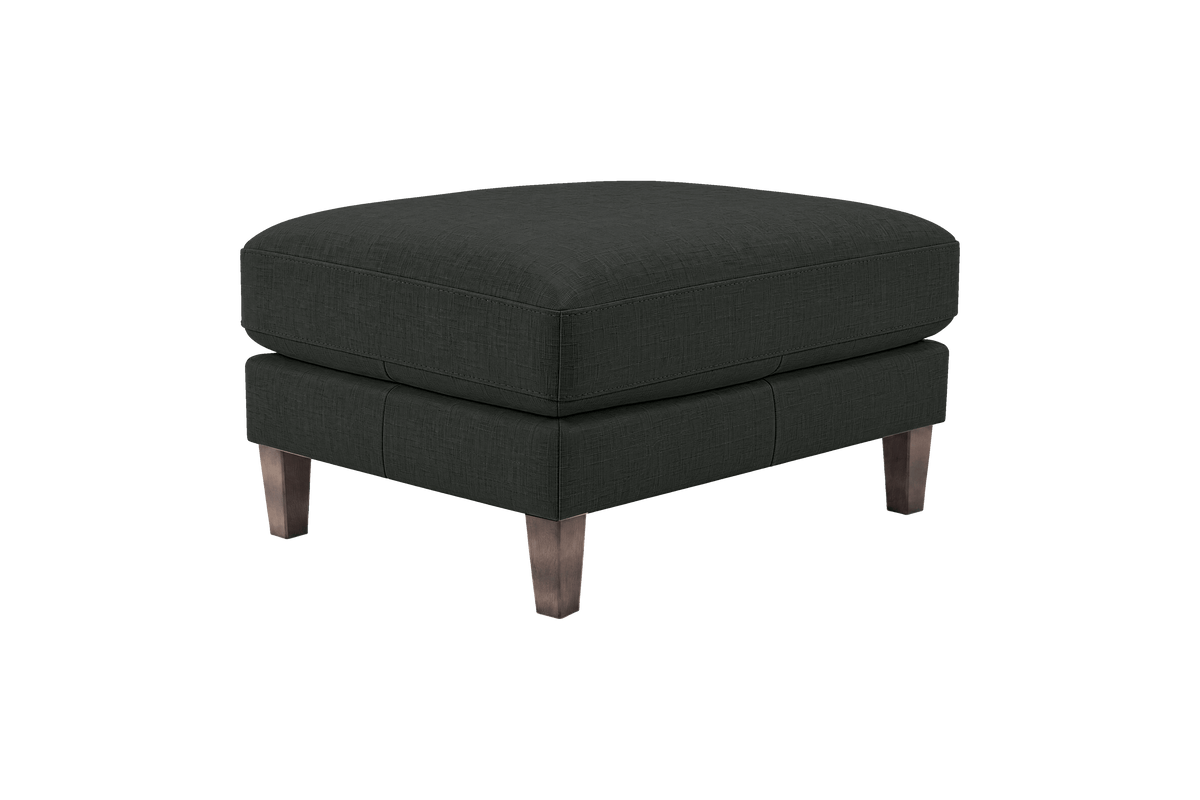 Jade Footstool in Mosquito Lola