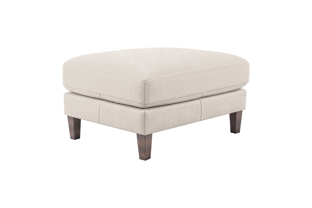 Jade Footstool in Fresco Milky